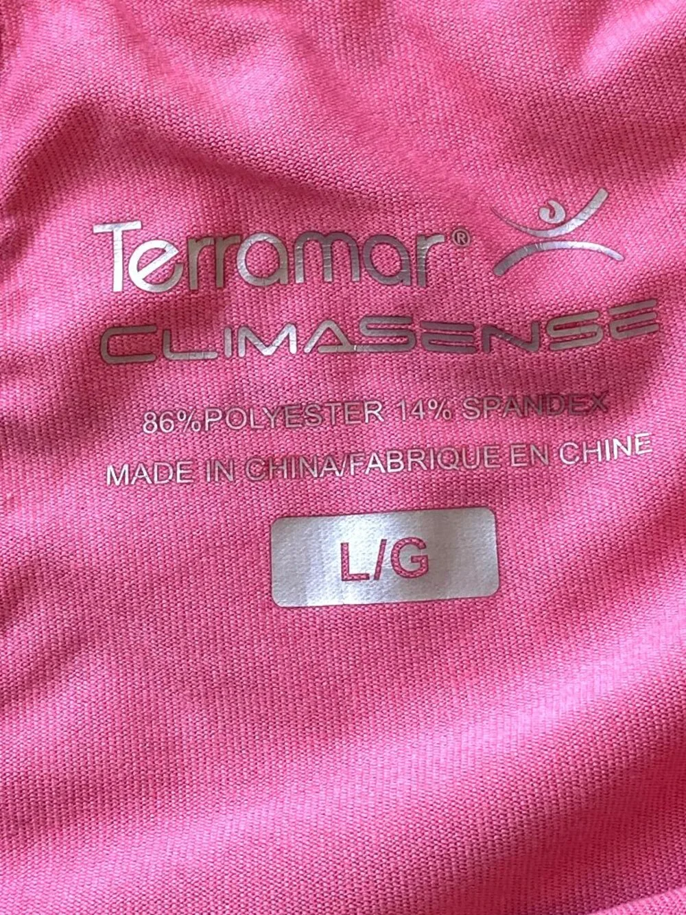 Terramar Girls Thermal Base Layer Set Pink Climasense L 14/16
